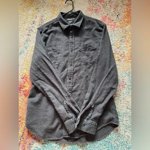 RVCA large slim fit long sleeve collar shirt